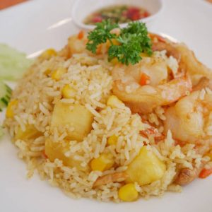 prawn & pineapple fried rice