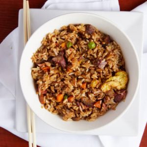 beef fried rice with black bean