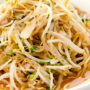 stir fried beansprouts