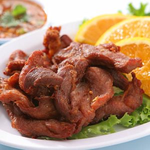 crispy beef with orange sauce