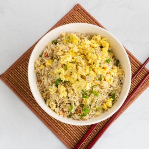 duck egg fried rice