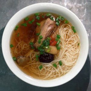 roast duck noodle soup