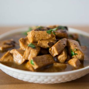tofu with black bean sauce