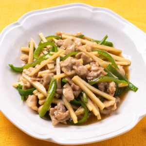 chicken with mushroom & bamboo shoots