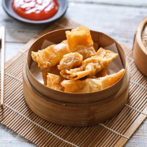 crispy won tons