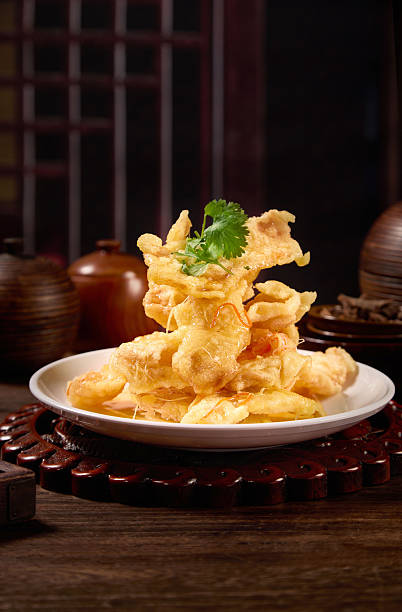 fried pork, a classic dish in chinese restaurants