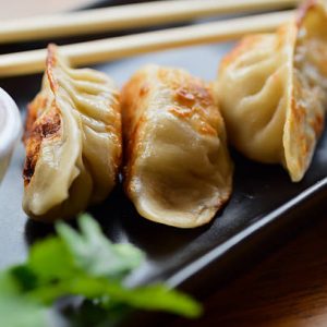pork & prawn dumplings
