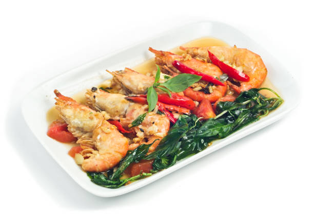 thai basil prawns thai basil prawns